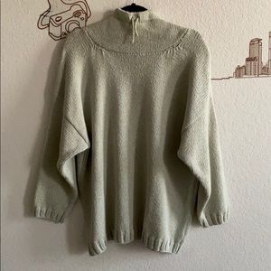 High Neck Light Brown Longsleeve Sweater